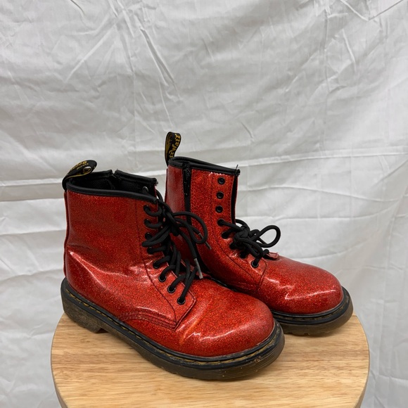 Dr. Martens Other - Kid’s Dr Marten 1460 Red Glitter